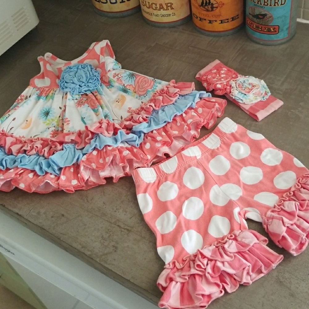 Baby girls serendipity brand boutique outfit